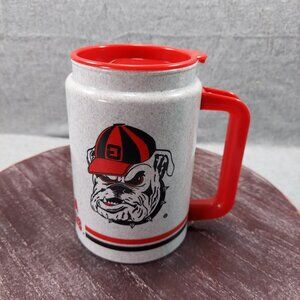 Georgia Bulldogs Vintage Plastic Mug With Handle & Team Logo Design Whirley  USA